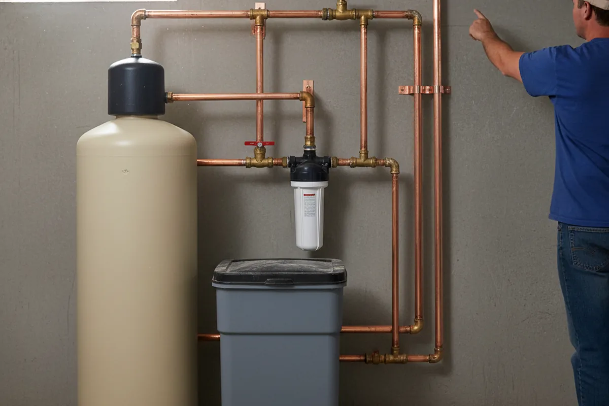 Whole-house water treatment system installed in Chichester